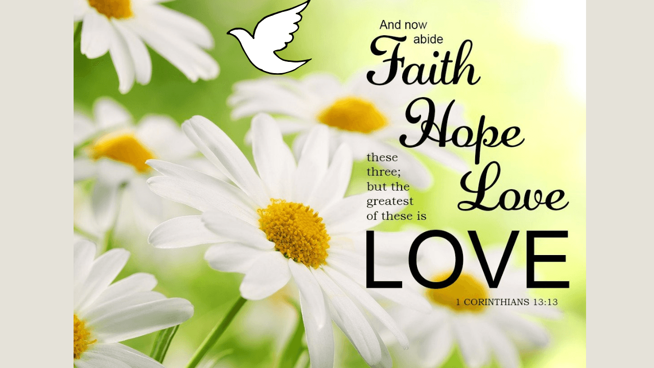 Bible Scripture on Faith Hope and Love