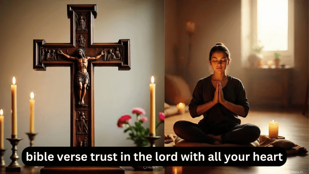 Bible Verse Trust in The Lord with All Your Heart
