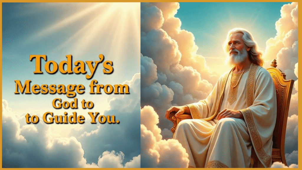 Today’s Message from God to Guide You