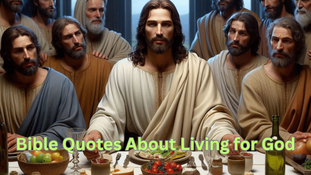 Bible Quotes About Living for God