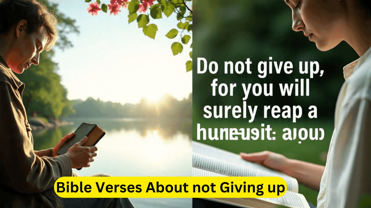 Bible Verses About Not Giving Up