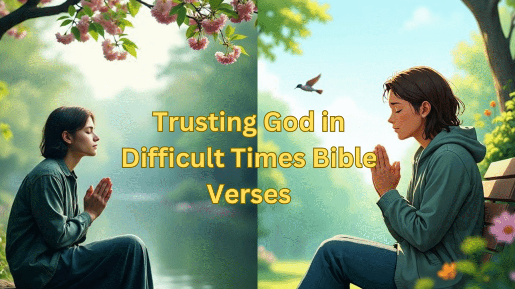 Trusting God in Difficult Times Bible Verses