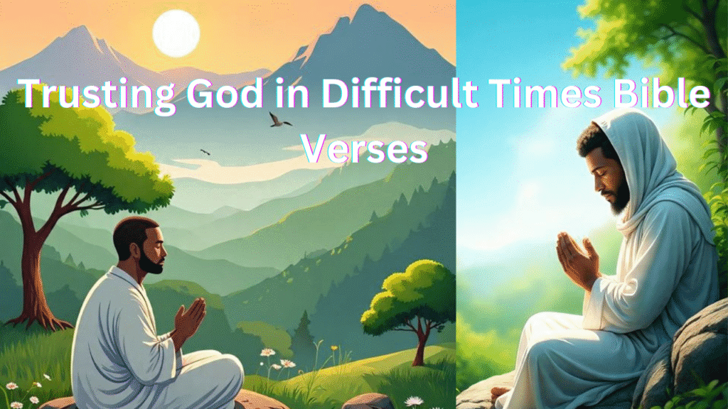 Trusting God in Difficult Times Bible Verses