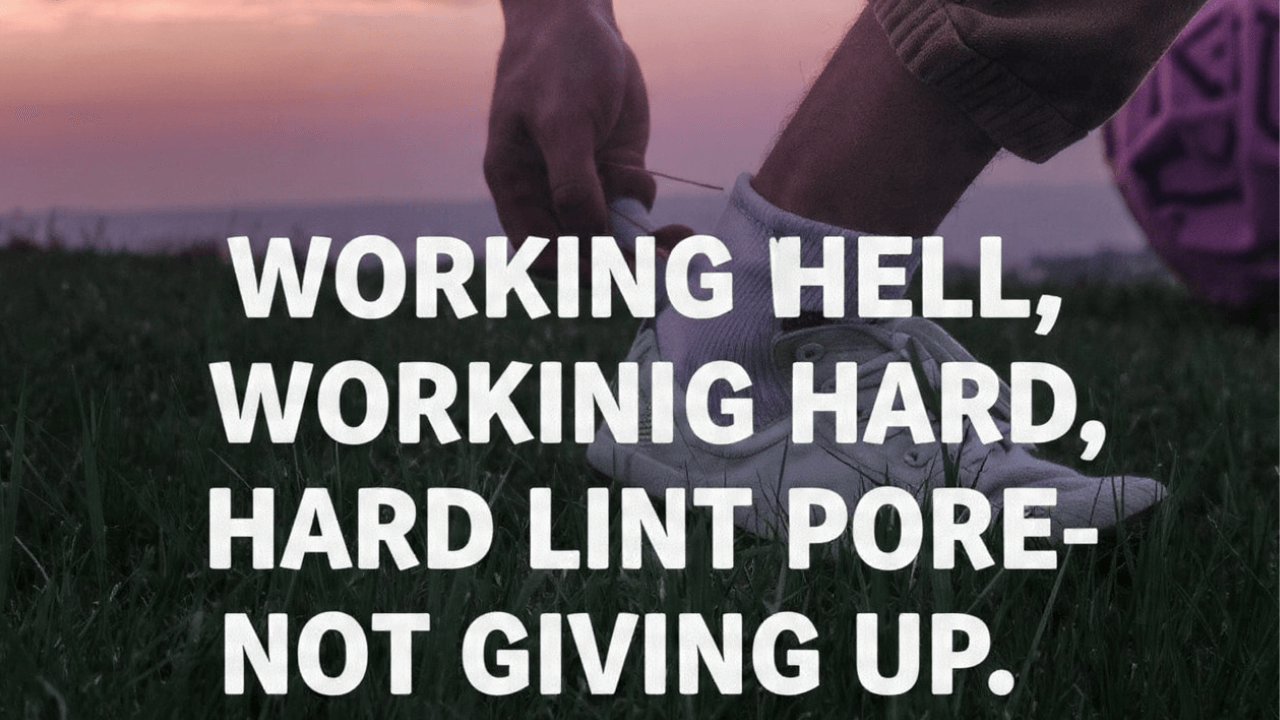 Bible Verse About Working Hard and Not Giving Up