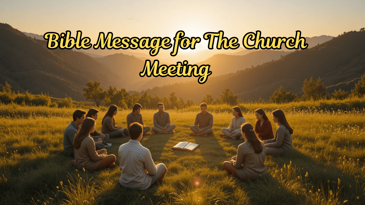 Bible Message for The Church Meeting