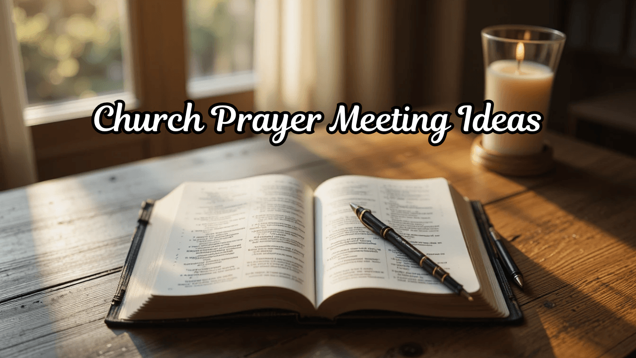 Church Prayer Meeting Ideas