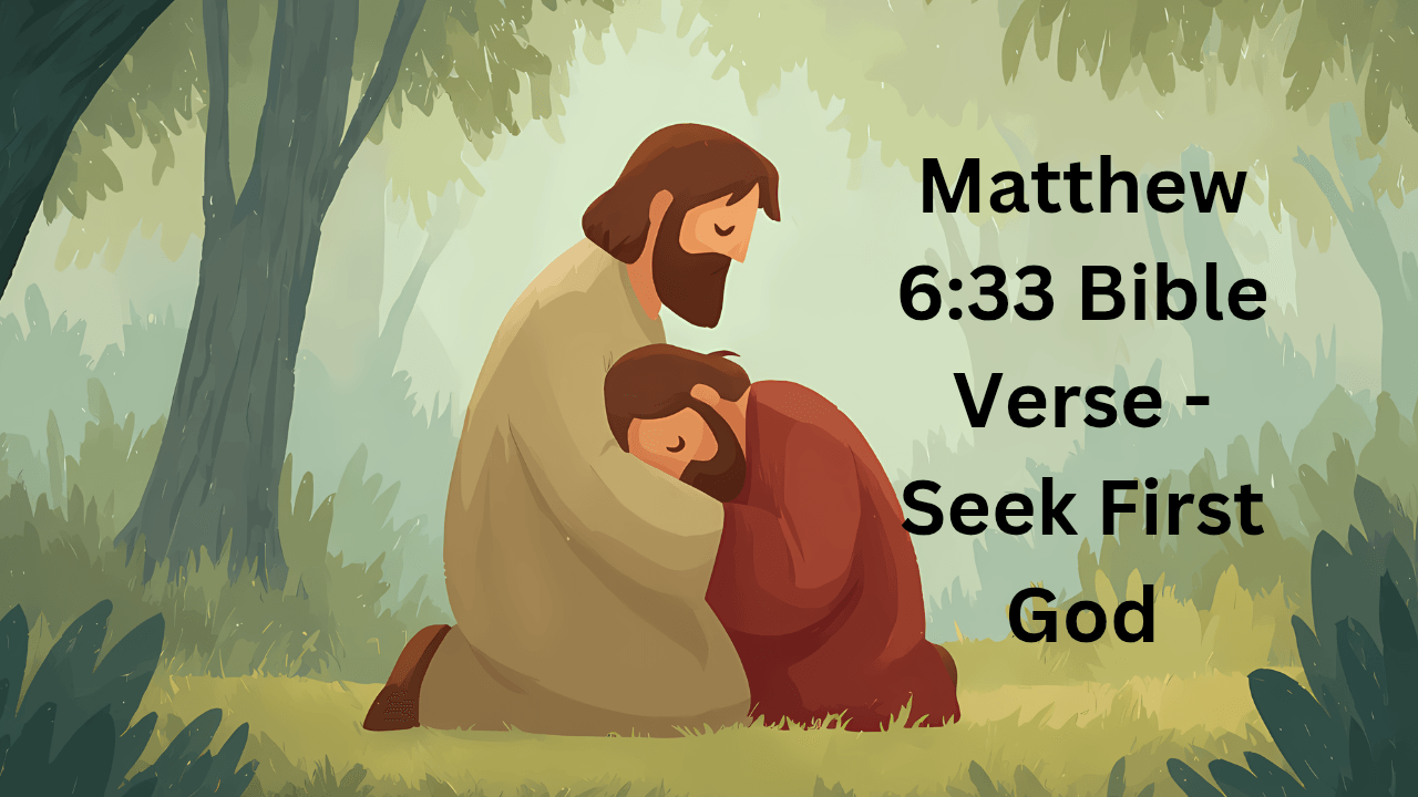 Matthew 6:33 Bible Verse - Seek First God