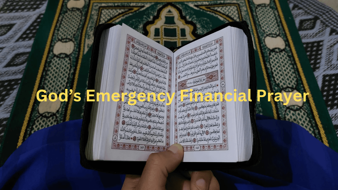 God’s Emergency Financial Prayer