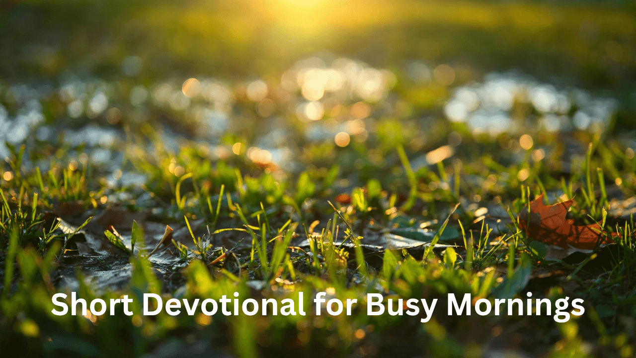 Short Devotional for Busy Mornings