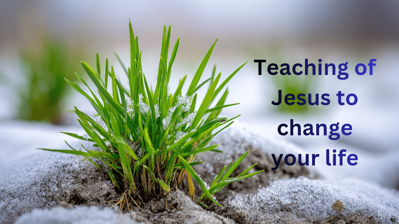 Teaching of Jesus to change your life