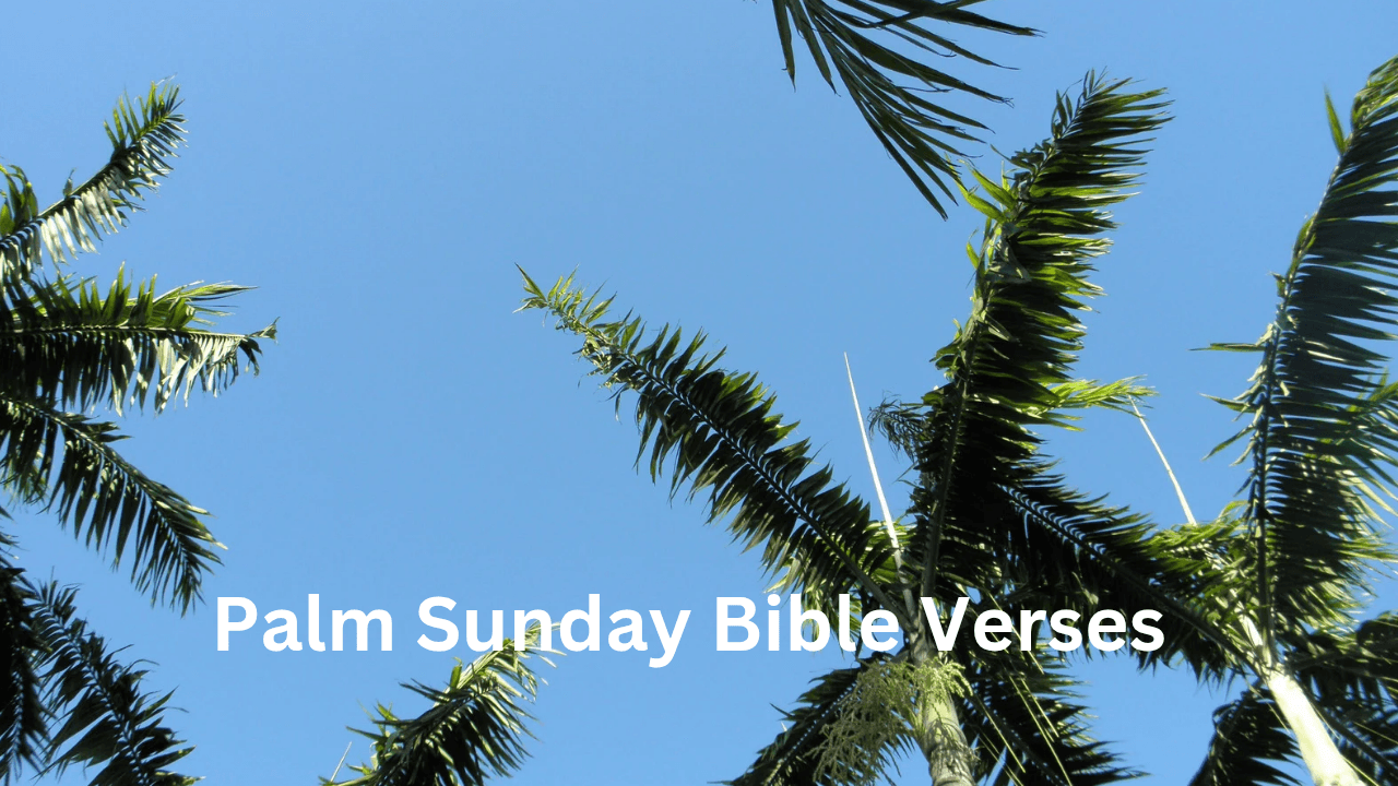 Palm Sunday Bible Verses