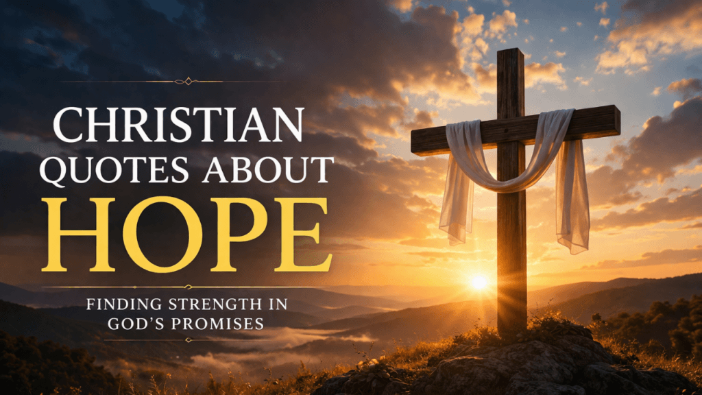 20 Powerful Christian Quotes About Hope to Inspire Your Faith