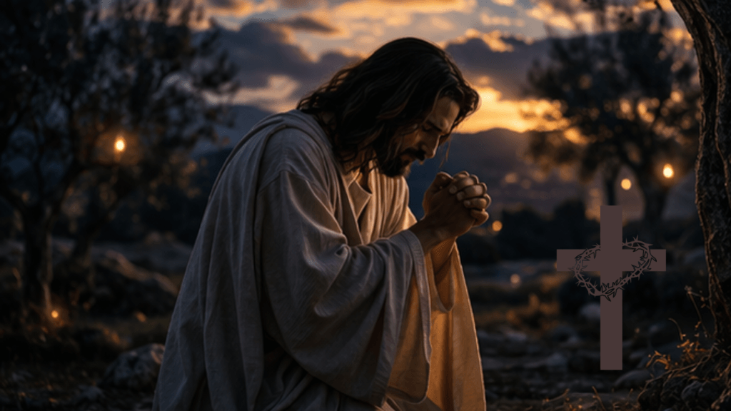 Jesus Praying in the Garden