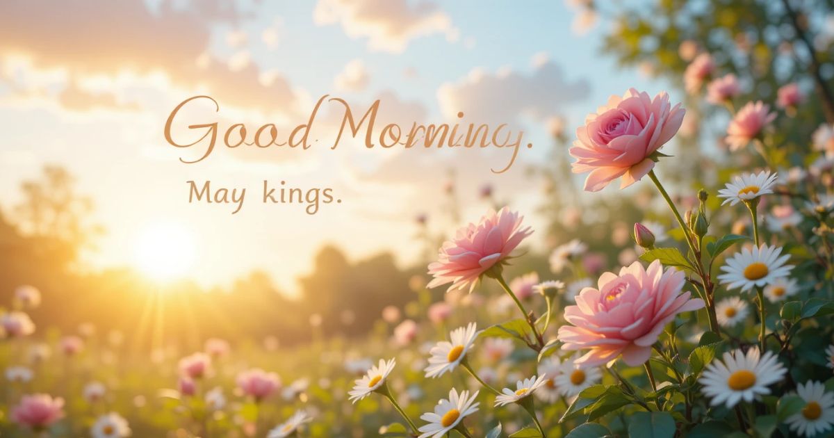 Good Morning, May Blessings