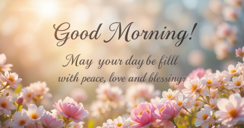 Good Morning, May Blessings