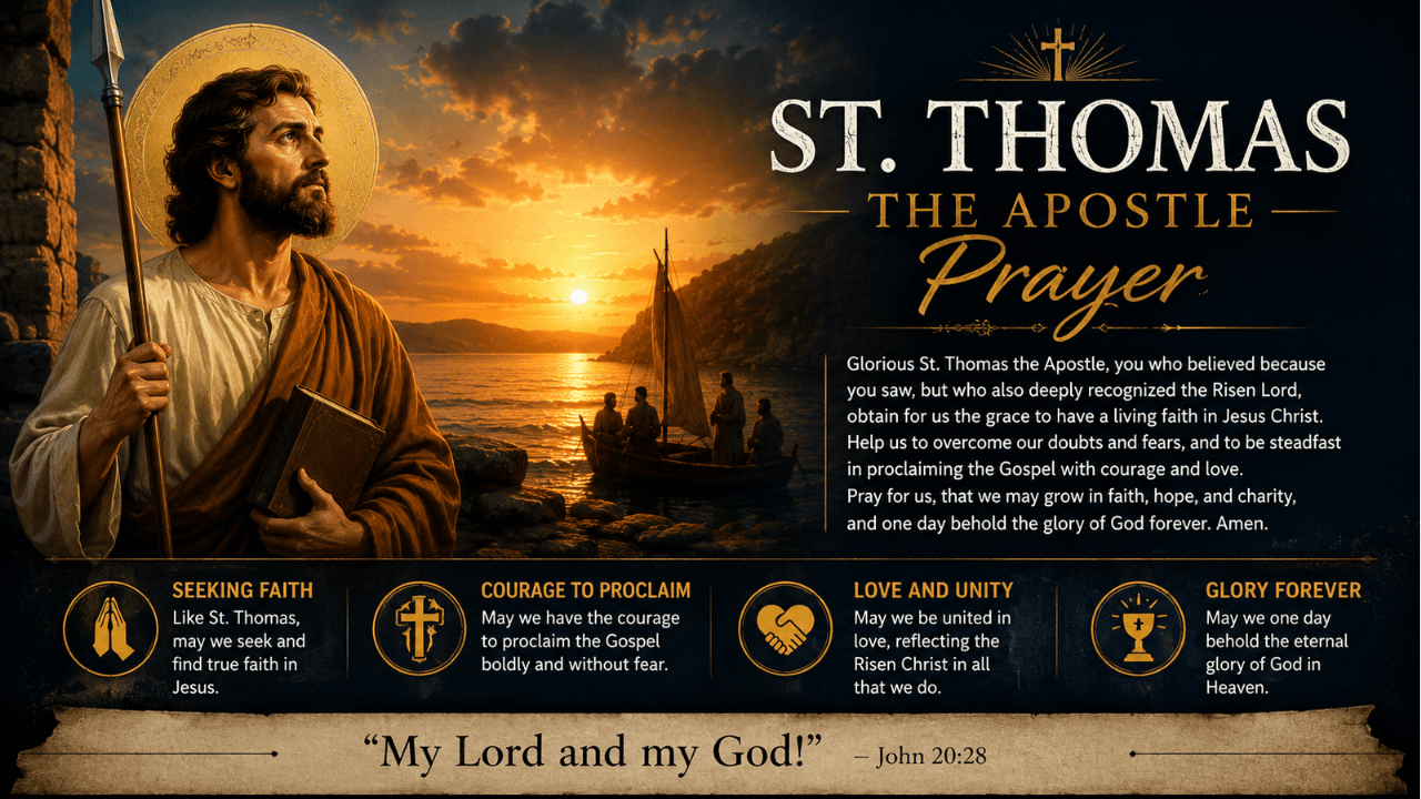 St. Thomas the Apostle Prayer