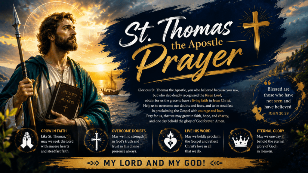 St. Thomas the Apostle Prayer