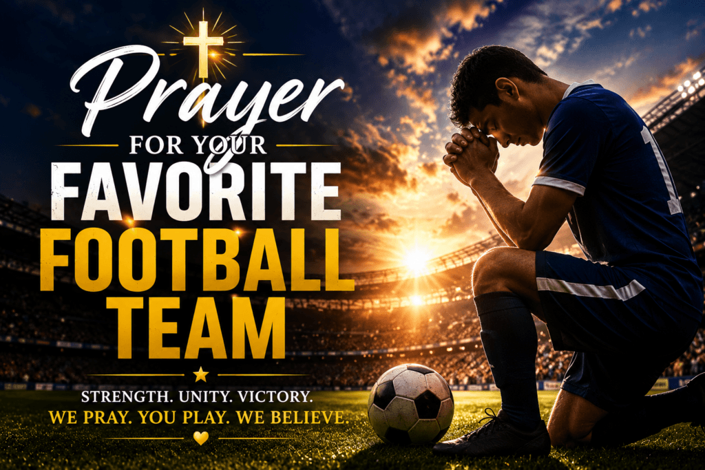 Prayer for Your Favorite Football Team
