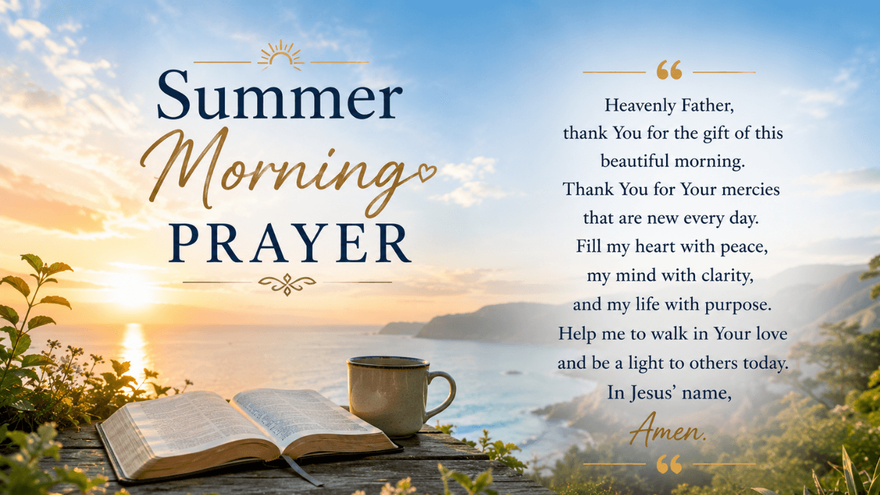 Summer Morning Prayer