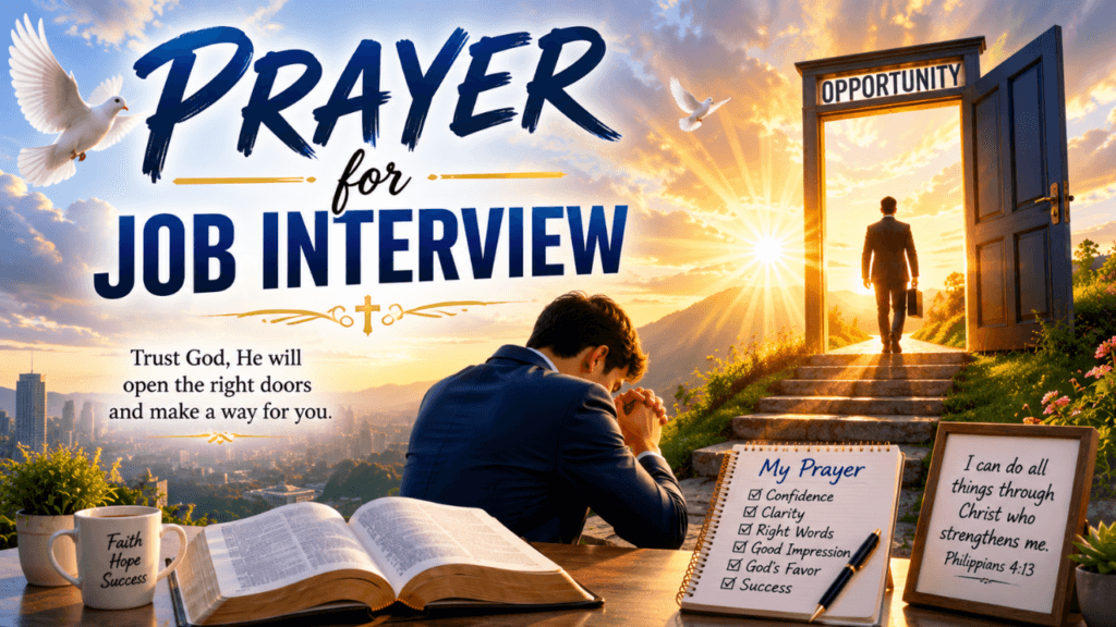 Prayer for Job Interview