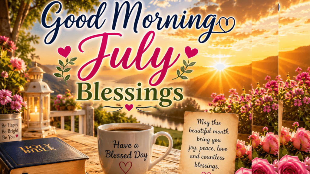 Good Morning July Blessings