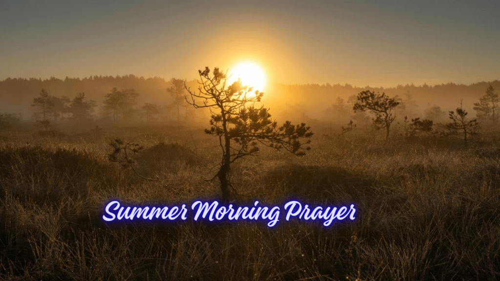 Summer Morning Prayer