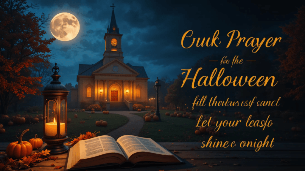 Christian Prayer for Halloween Night