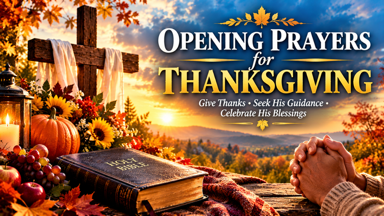Opening Prayers for Thanksgiving