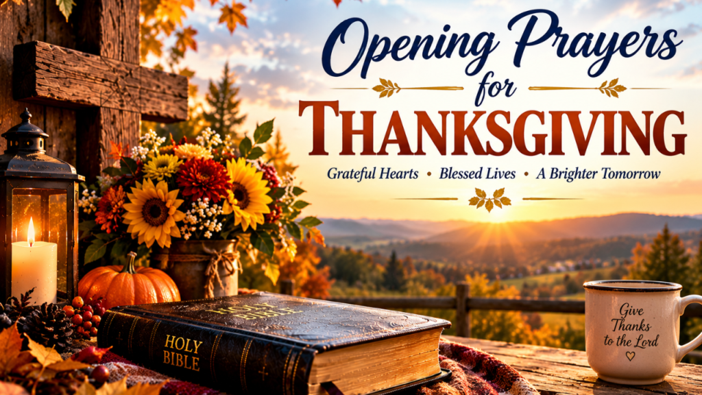 Opening Prayers for Thanksgiving