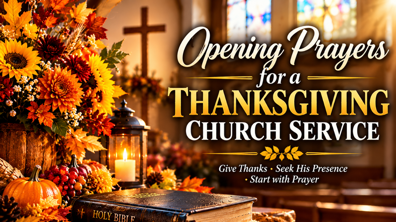 Opening Prayers for a Thanksgiving Church Service