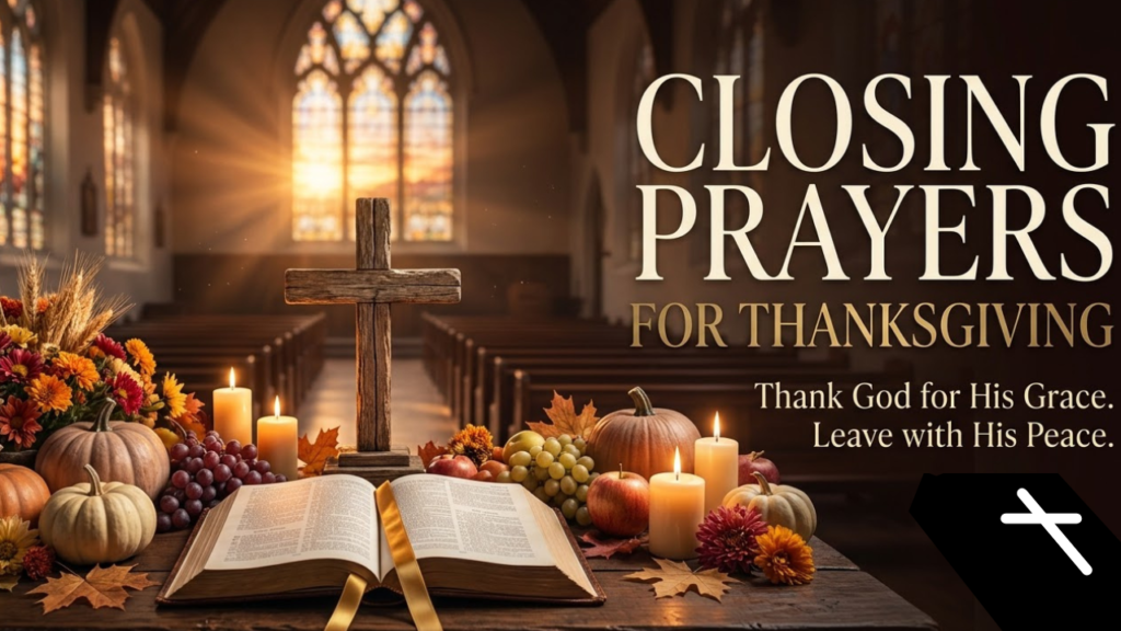 Closing Prayers for Thanksgiving