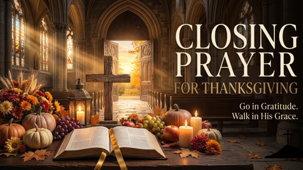Closing Prayers for Thanksgiving
