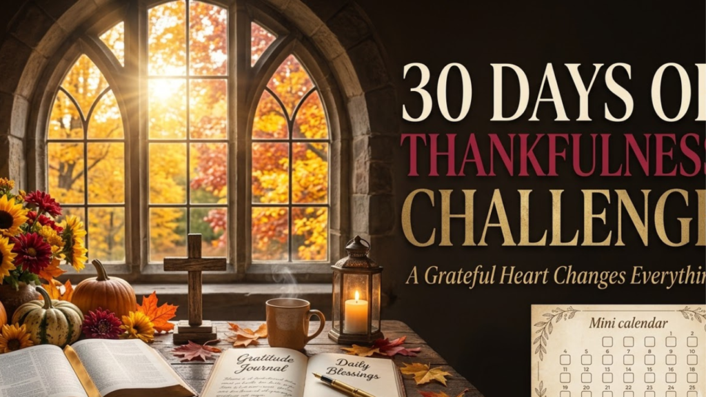 30 days of Thankfulness Challenge