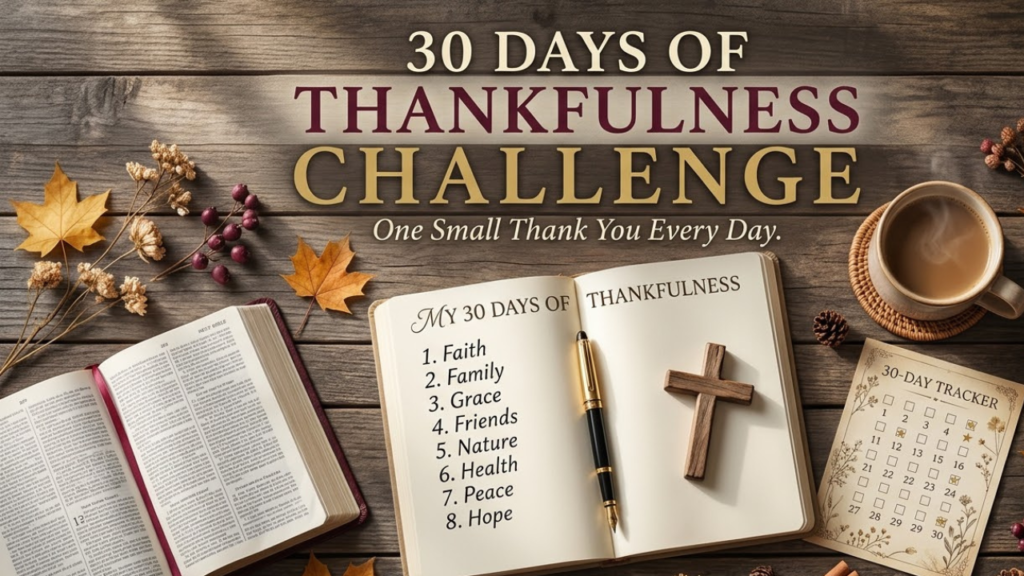 30 days of Thankfulness Challenge