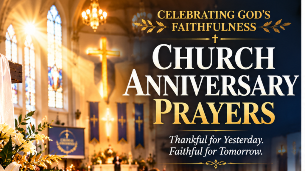 Church Anniversary Prayers